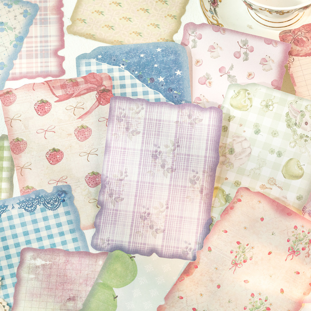 Vintage Junk Journal Scrapbooking Paper - 30枚入り ヴィンテージスクラップブックペーパー スクラップブッキング用品 背景紙 ジャンクジャーナル カード作成