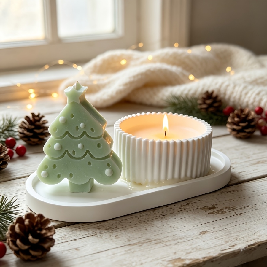3ピースセットの樹脂シリコンモールド、エポキシ樹脂のクリスマ - Silicone Epoxy Resin Molds Set のレビューと価格
