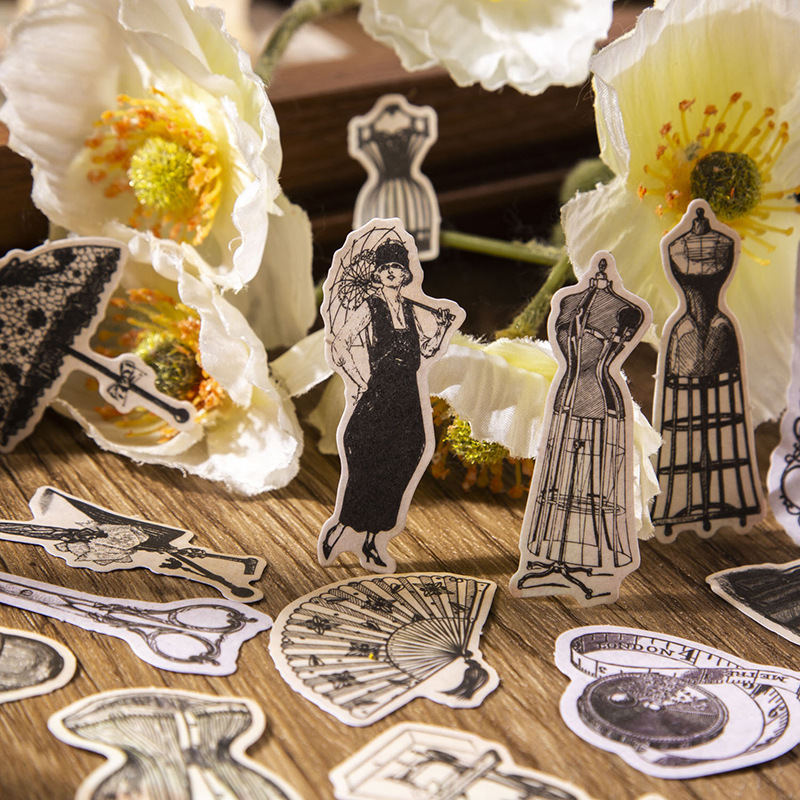 ヴィンテージステッカーと紙素材,装飾日記,スクラップブッキン - Vintage Junk Journal Scrapbooking Paper のレビューと価格