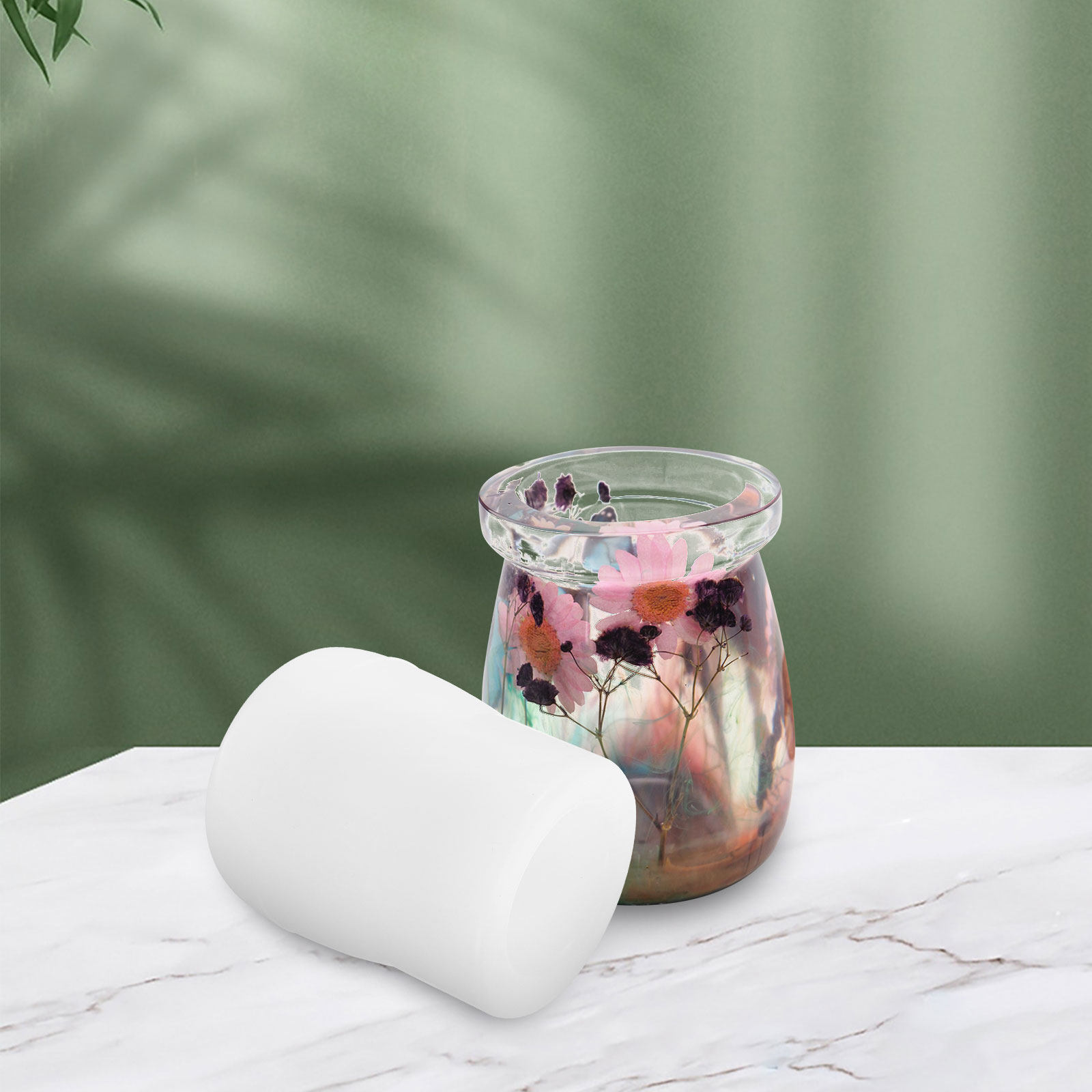 エポキシ樹脂を使ったDIYクラフトに最適なシリコン製ジャー型 - Silicone Epoxy Resin Molds Set のレビューと価格
