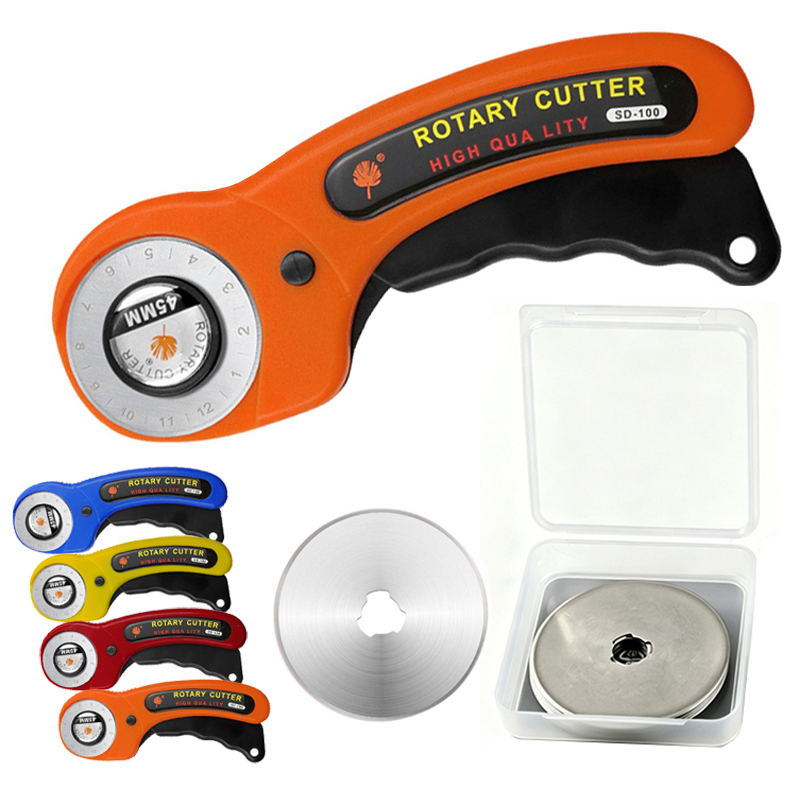生地ロータリーカッター 45 ミリメートルブレードカード紙縫 - Rotary Cutter For Fabric 45Mm のレビューと価格