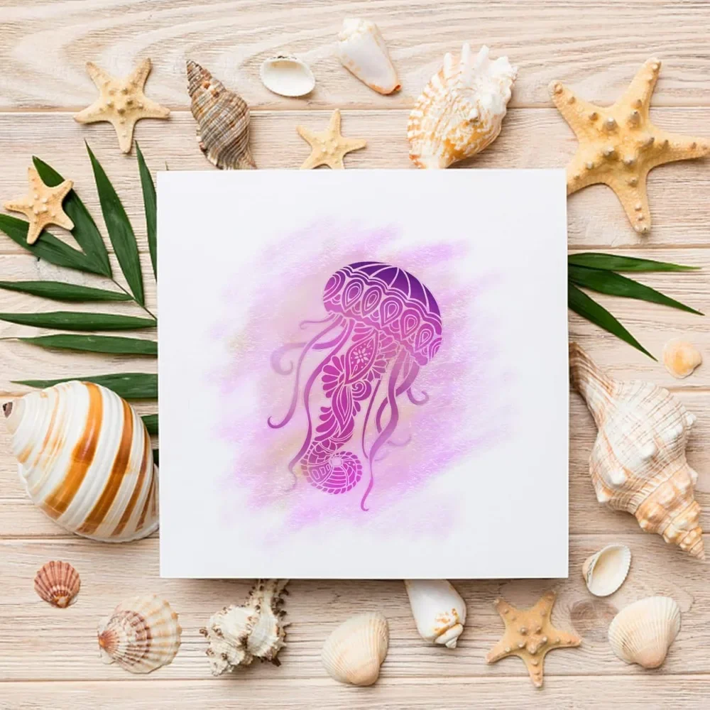 カード作成用の透明なシリコンシール、DIYクリアスタンプ、海 - Clear Silicone Stamps For Card Making のレビューと価格