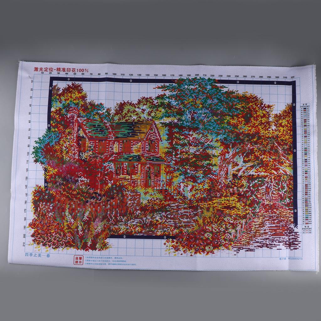 スタンプ付きクロスステッチキット コットンプリント刺繍キット - Cross Stitch Stamped Kits Beginners のレビューと価格
