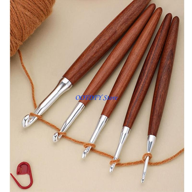 367A 8 個人間工学に基づいた木製グリップかぎ針編みフッ - Wooden Crochet Hooks Ergonomic Handle のレビューと価格
