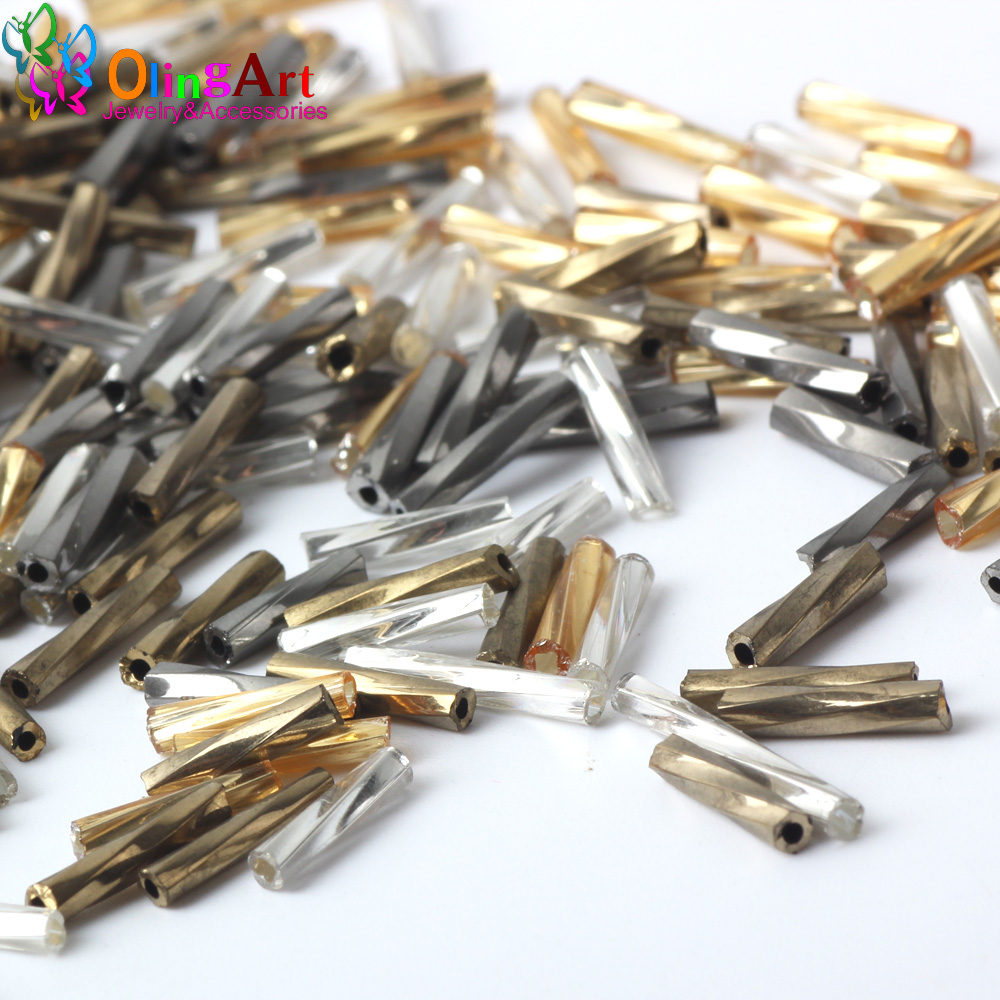 OlingArt 混合色チューブ 2x9mm 20 グラム/ - Glass Seed Beads 2Mm Jewelry Making のレビューと価格