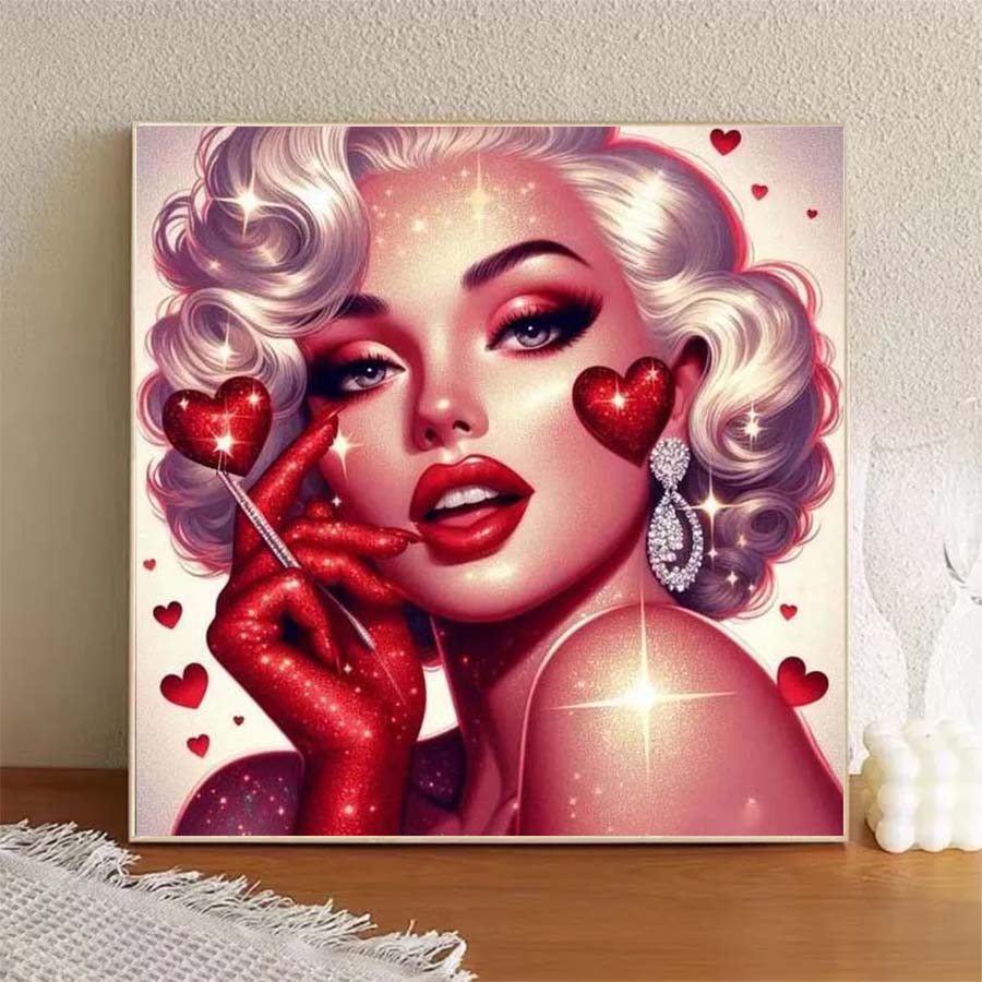 1 ピース 5D DIY フロッキング布、特殊ドリル、ダイヤ - 5D Diamond Painting Kit Full Drill のレビューと価格