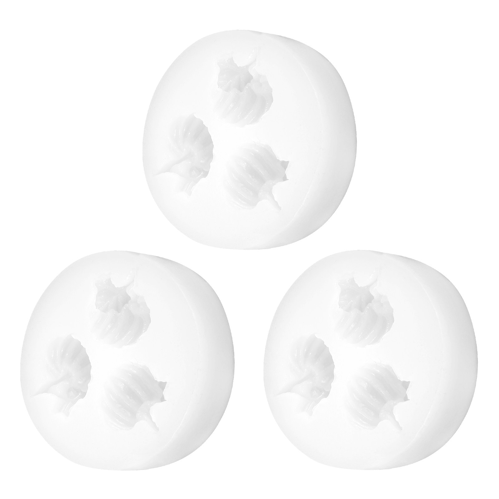 3個入り、洗濯可能で柔軟性のあるシリコン製カボチャ型セット。 - Silicone Epoxy Resin Molds Set のレビューと価格
