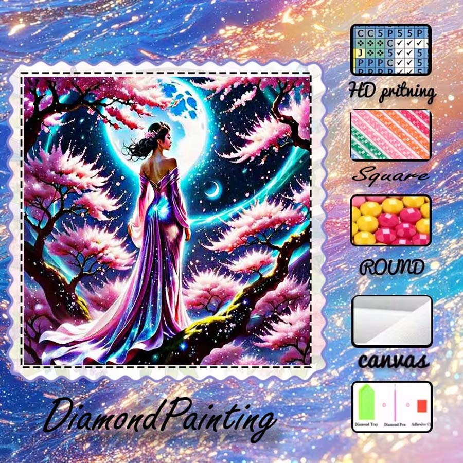 1ピース5D DIYフロッキングクロス、特殊ドリル、ダイヤモ - 5D Diamond Painting Kit Full Drill のレビューと価格