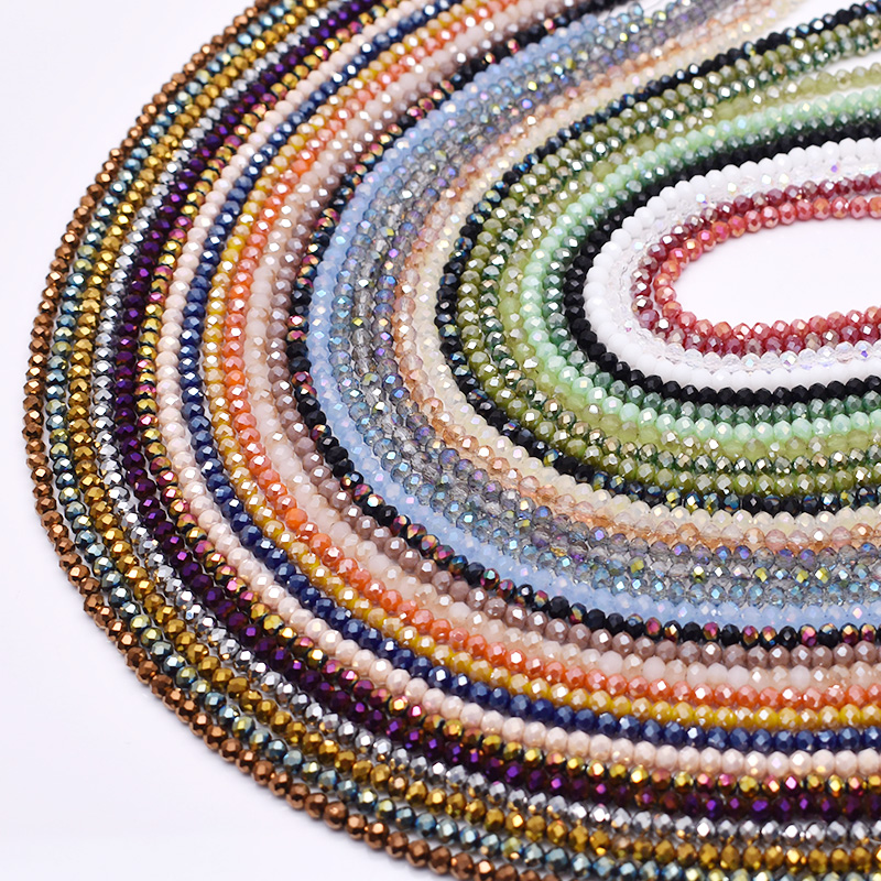 ジュエリー作り用クリスタルガラスファセットビーズ、ルーズスペ - Glass Seed Beads 2Mm Jewelry Making のレビューと価格