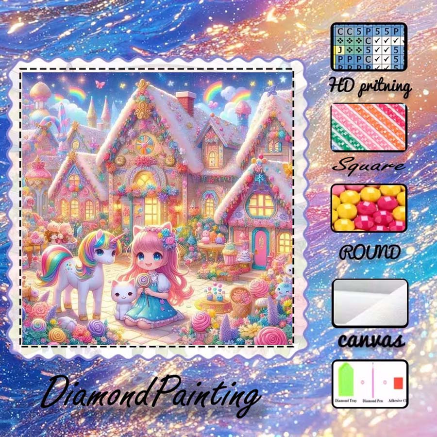 1ピース5D DIYフロッキングクロス、特殊ドリル、ダイヤモ - 5D Diamond Painting Kit Full Drill のレビューと価格
