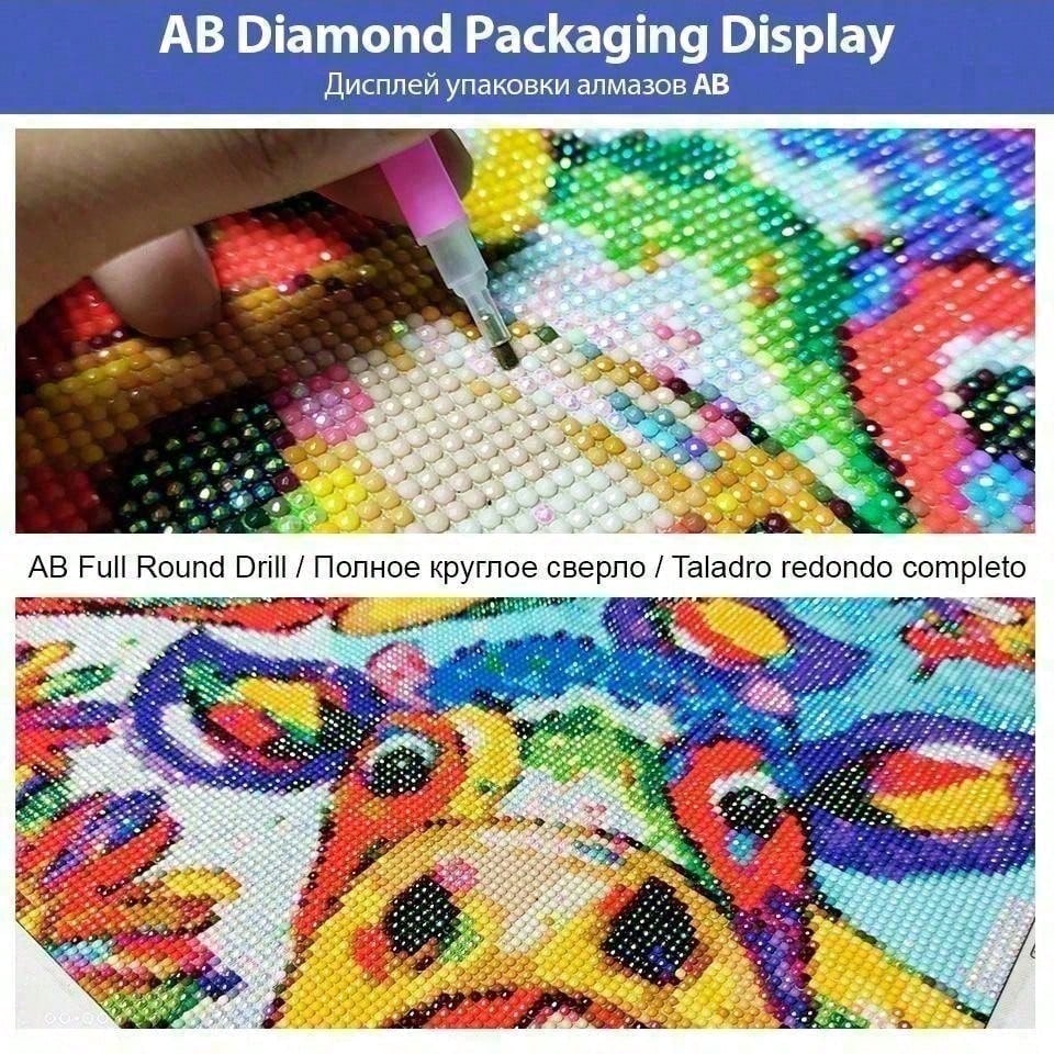 1ピース5D DIYフロッキングクロス、特殊ドリル、ダイヤモ - 5D Diamond Painting Kit Full Drill のレビューと価格