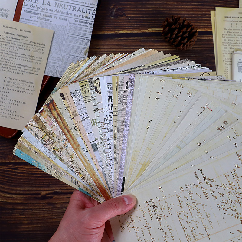 30 個古い地図花文字音楽ページ背景素材紙ジャンクジャーナル - Vintage Junk Journal Scrapbooking Paper のレビューと価格