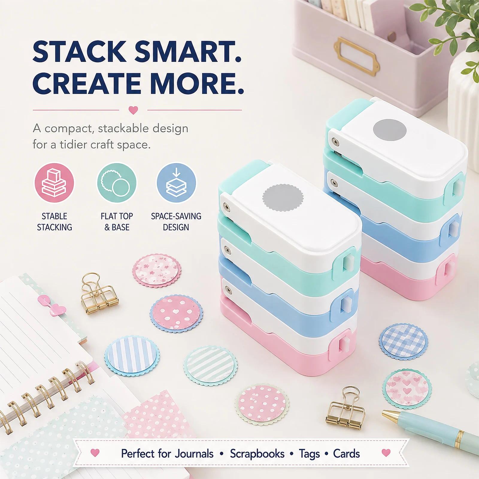 レイヤリング用郵便切手サークルペーパーパンチ（ジャンクジャー - Scrapbooking のレビューと価格