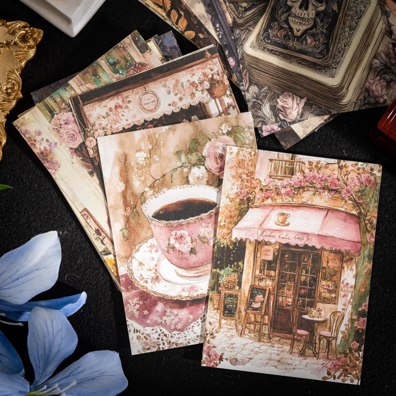 JIANQI 100 個レトロ手作り紙素材ジャンクジャーナル - Vintage Junk Journal Scrapbooking Paper のレビューと価格