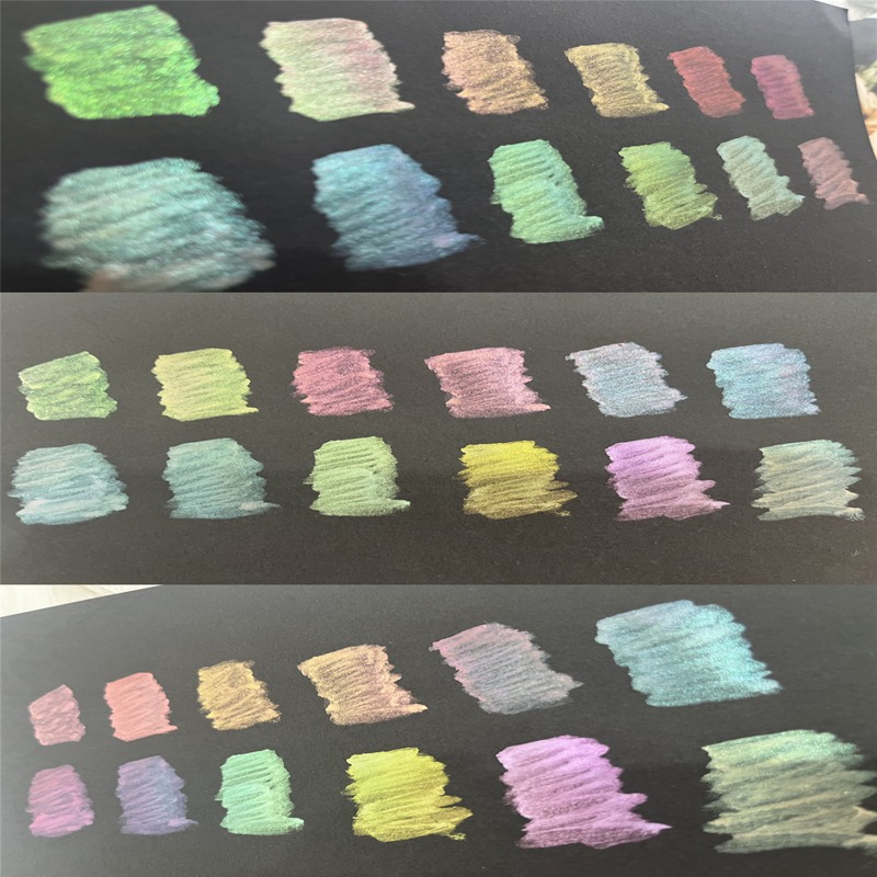 カメレオンソリッド水彩絵具、ソリッドパール光沢水彩顔料、メタ - Watercolor Paint Set Solid Pigment のレビューと価格