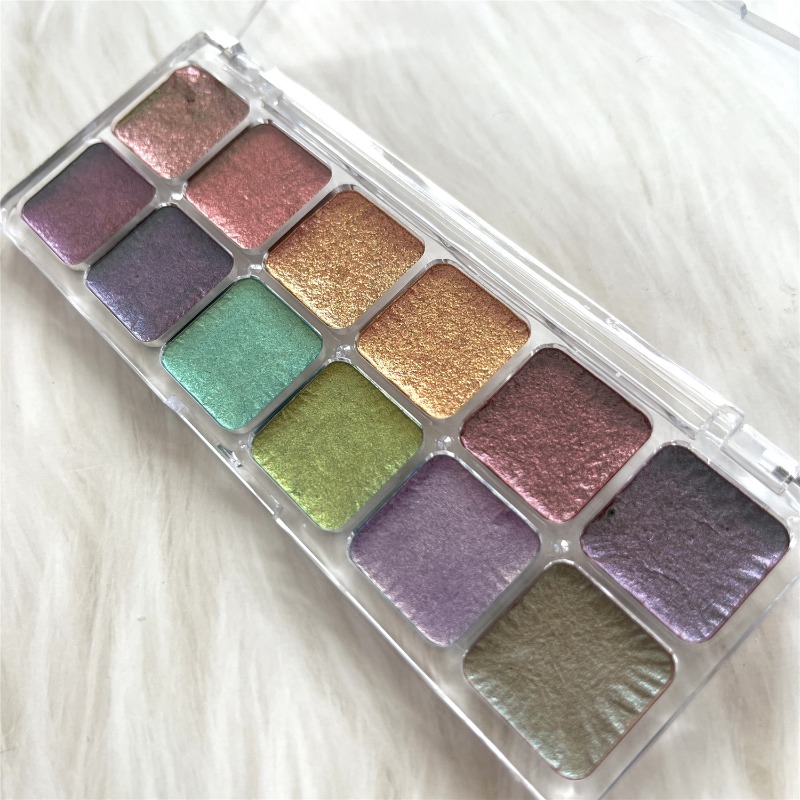 カメレオンソリッド水彩絵具、ソリッドパール光沢水彩顔料、メタ - Watercolor Paint Set Solid Pigment のレビューと価格