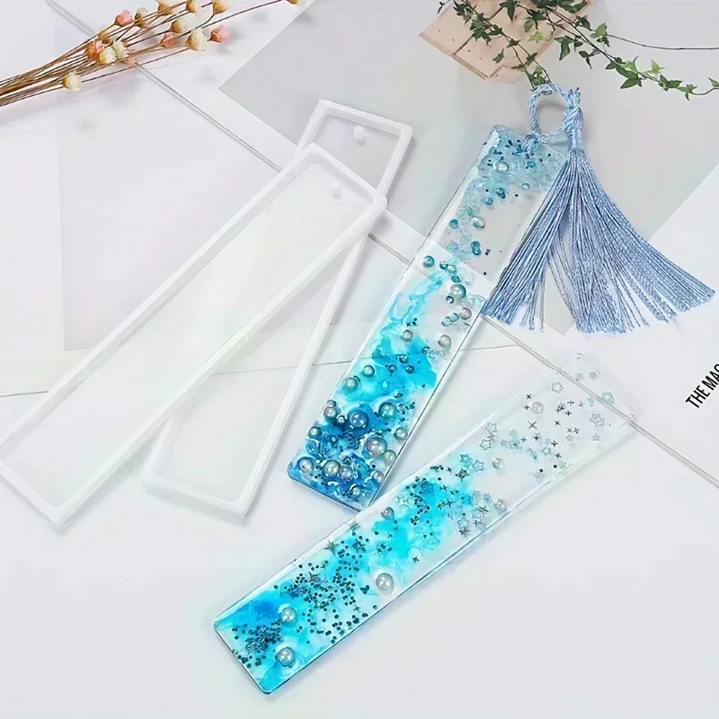 5 ピース/セット DIY 長方形クリスタルエポキシ樹脂ブッ - Silicone Epoxy Resin Molds Set のレビューと価格