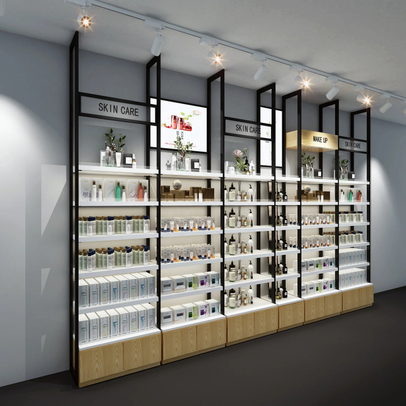 木製スキンケア陳列棚 美容用品店 化粧品店 ネームディスプレ - Painting Supplies のレビューと価格