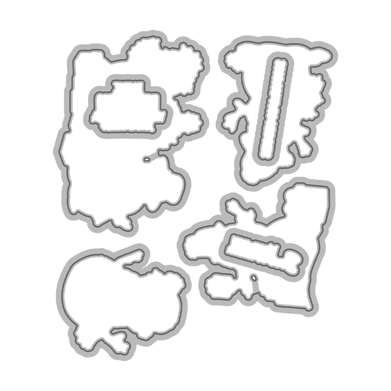 冬の雪だるまクリスマスカッティングダイクリアスタンプ DIY - Clear Silicone Stamps For Card Making のレビューと価格