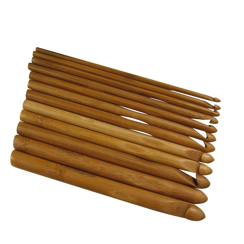 12本セット 木製編み針セット 高級木製かぎ針 人間工学に基 - Wooden Crochet Hooks Ergonomic Handle のレビューと価格