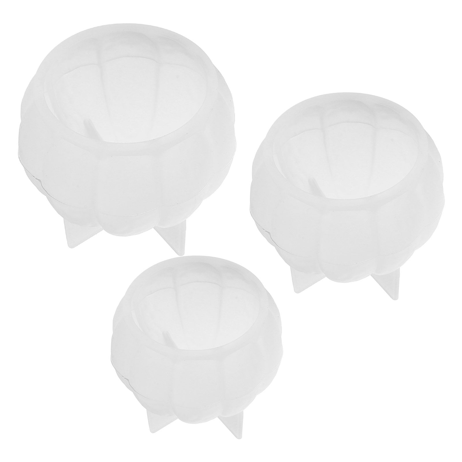 ハロウィン用パンプキンシリコンモールド3個セット、DIYレジ - Silicone Epoxy Resin Molds Set のレビューと価格