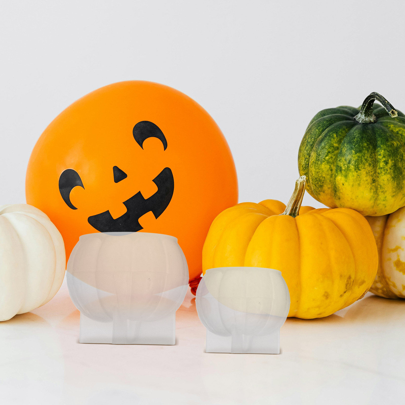 ハロウィン用パンプキンシリコンモールド3個セット、DIYレジ - Silicone Epoxy Resin Molds Set のレビューと価格